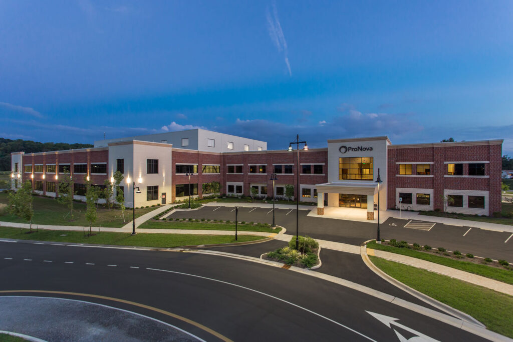 Building facility for ProNova Solutions at Pellissippi Place.